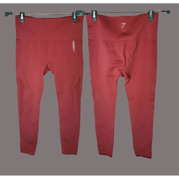 GYMSHARK Energy+ Seamless‎ Athletic Leggings   HIGH WAISTED MEDIUM - Picture 1 of 5